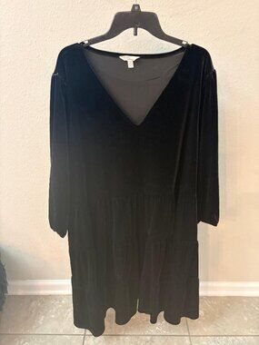 Black Velvet Dress